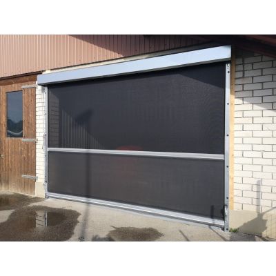 Rollerdoor Plus windbreekgaas snellooppoort met ketting aandrijving