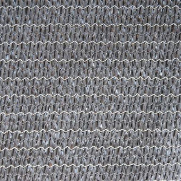 Windbreekgaas Pro Line grijs met polyester band en zeilogen op aanvraag
